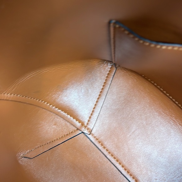 NEW! LEATHER SHOULD BAG WITH COSMETIC BAG ‘CELESTE’ - Picture 10 of 15